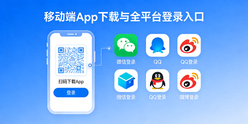 移动端App下载与全平台登录入口